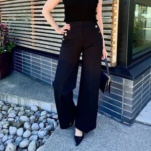 Tummy Control Button Wide Leg( Large or Medium )